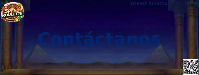 Página de contacto de Speed Roulette