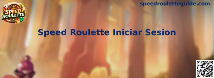 Referencia visual para iniciar sesión en Speed Roulette