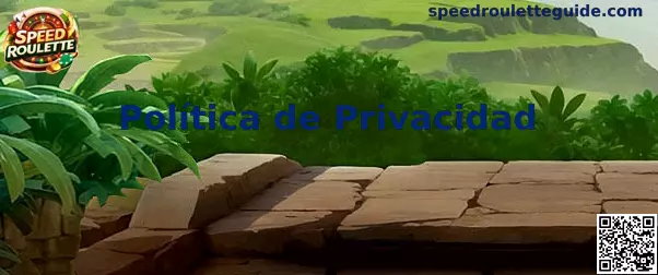 Política de Privacidad y protección de datos en Speed Roulette